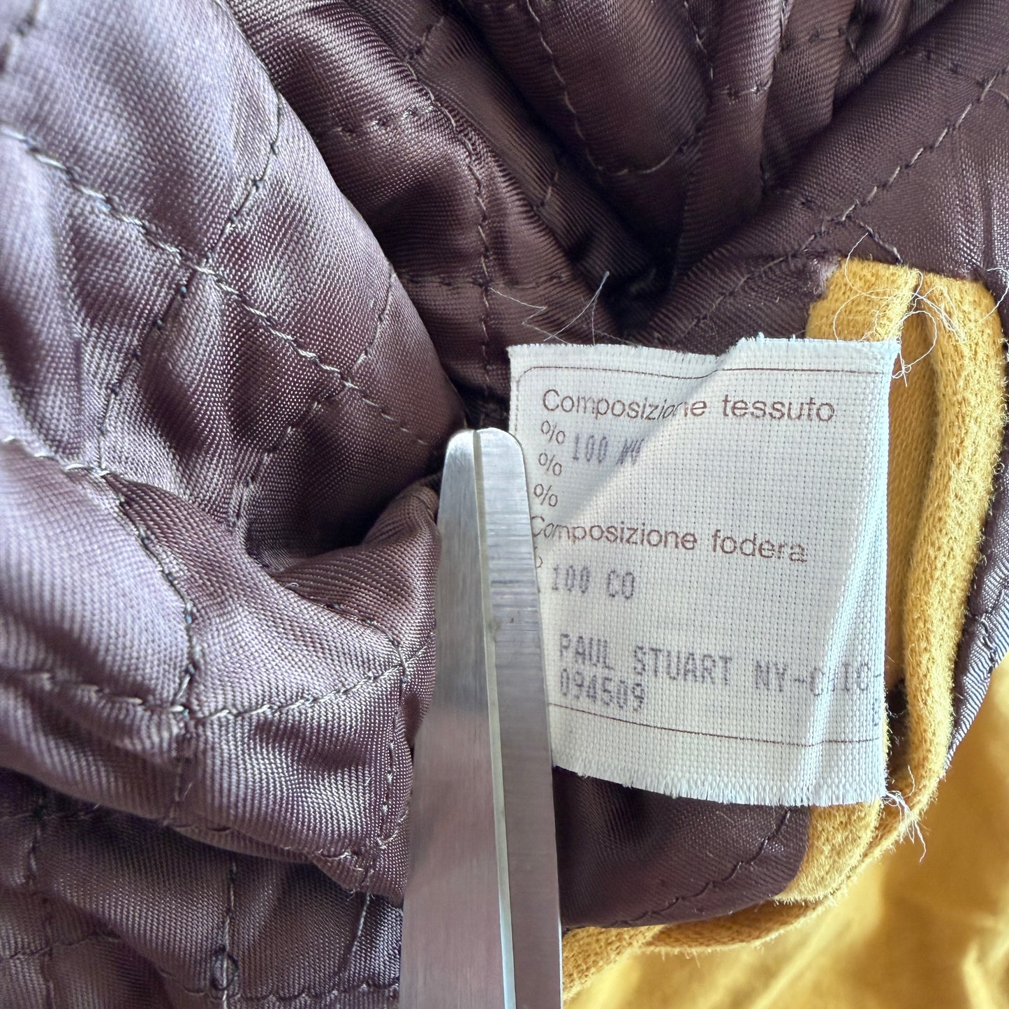 VNTG Paul Stuart (54) Tweed Wool Belted Balmacaan Norfolk-Style Field Coat