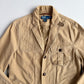 Polo Ralph Lauren (M) Half-Norfolk Leather-Trim Canvas Field Jacket