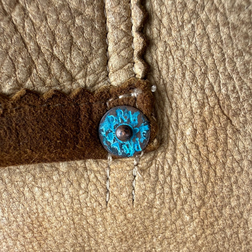 Polo Ralph Lauren (M) Deerskin Leather Fringe Western Vest