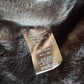 Giorgio Armani (48IT /38R) Lamb Shearling Leather Black Button Coat
