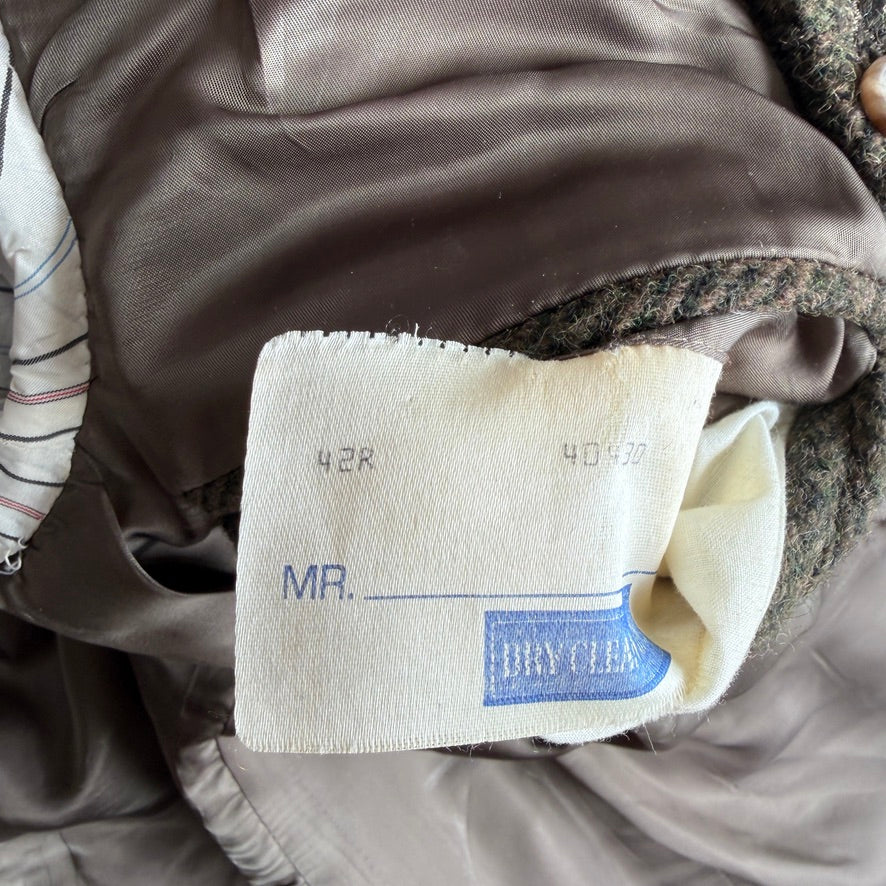 VNTG Polo Ralph Lauren (42R / 42L) Full Canvas Tweed Wool Sports Coat