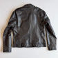 MINT! Polo Ralph Lauren (L) Bronze Leather Horizontal Zip Motorcycle Jacket