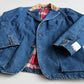 VNTG NWT Polo Ralph Lauren (42L) Indigo Denim Western Plaid Jacket Coat