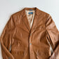 Polo Ralph Lauren (M) Glove Soft Cognac Brown Leather Sport Coat
