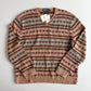 NWT Polo Ralph Lauren (XL) Linen/Cotton Fair Isle Folk Knit Sweater
