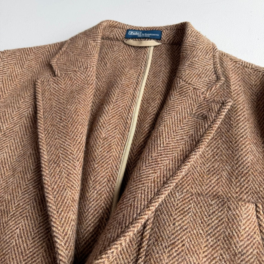 NWT Polo Ralph Lauren (40R) 100% Wool Tweed Unstructured Sports Coat