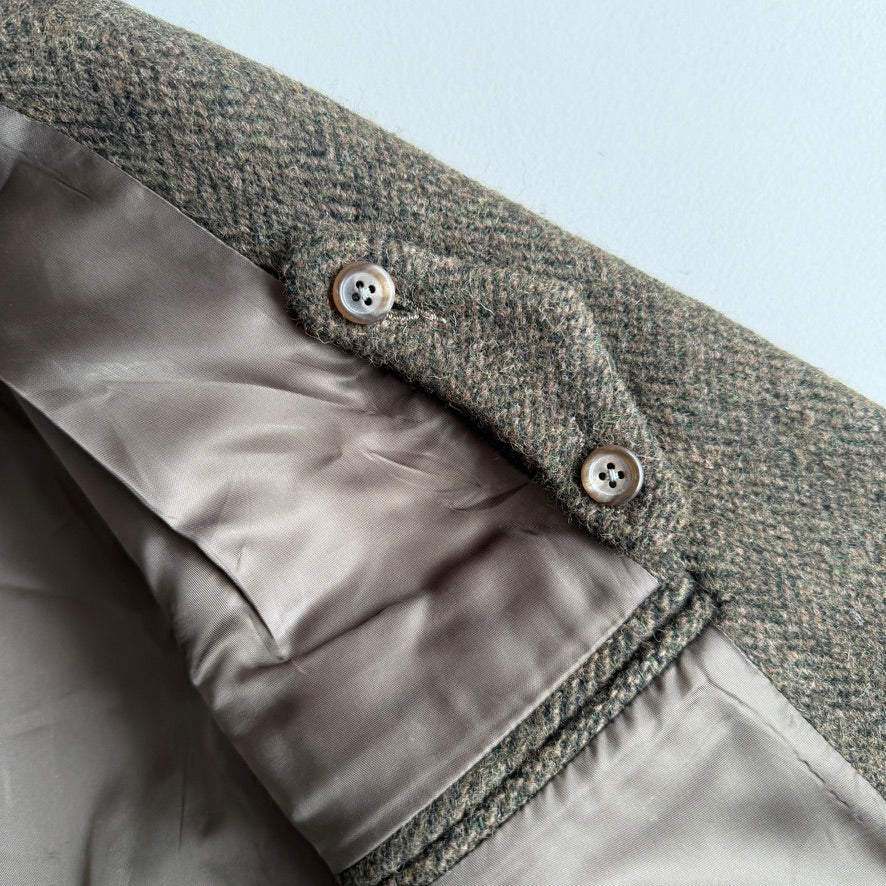 VNTG Polo Ralph Lauren (42R / 42L) Full Canvas Tweed Wool Sports Coat