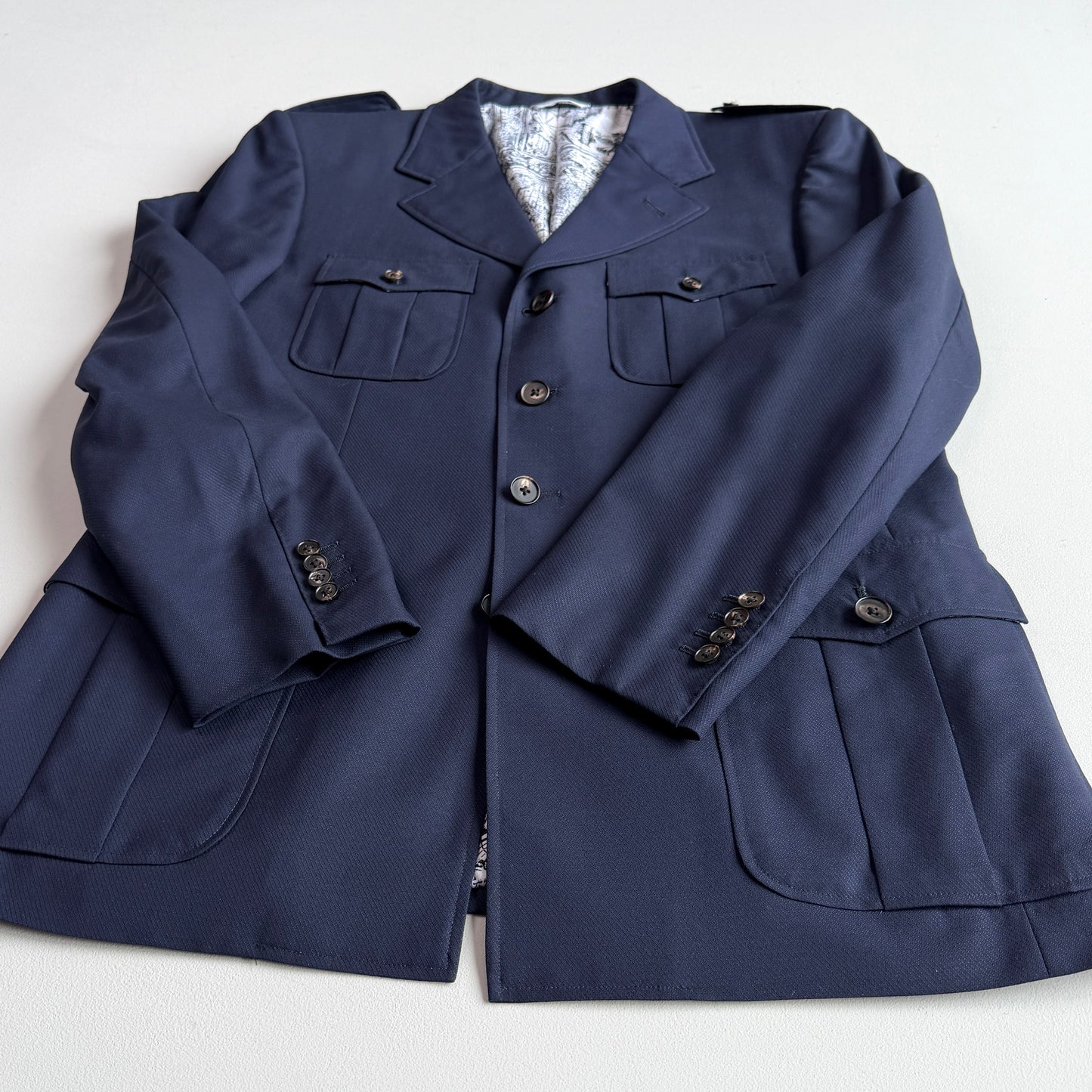 Ermenegildo Zegna (40R) Wool Military Safari Sports Jacket