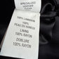 Giorgio Armani (42 /44) Black Glove Soft Lambskin Leather Coat