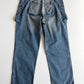 RRL Ralph Lauren (35x32) M-44 Denim Monkey Pants Jeans Marine Corp