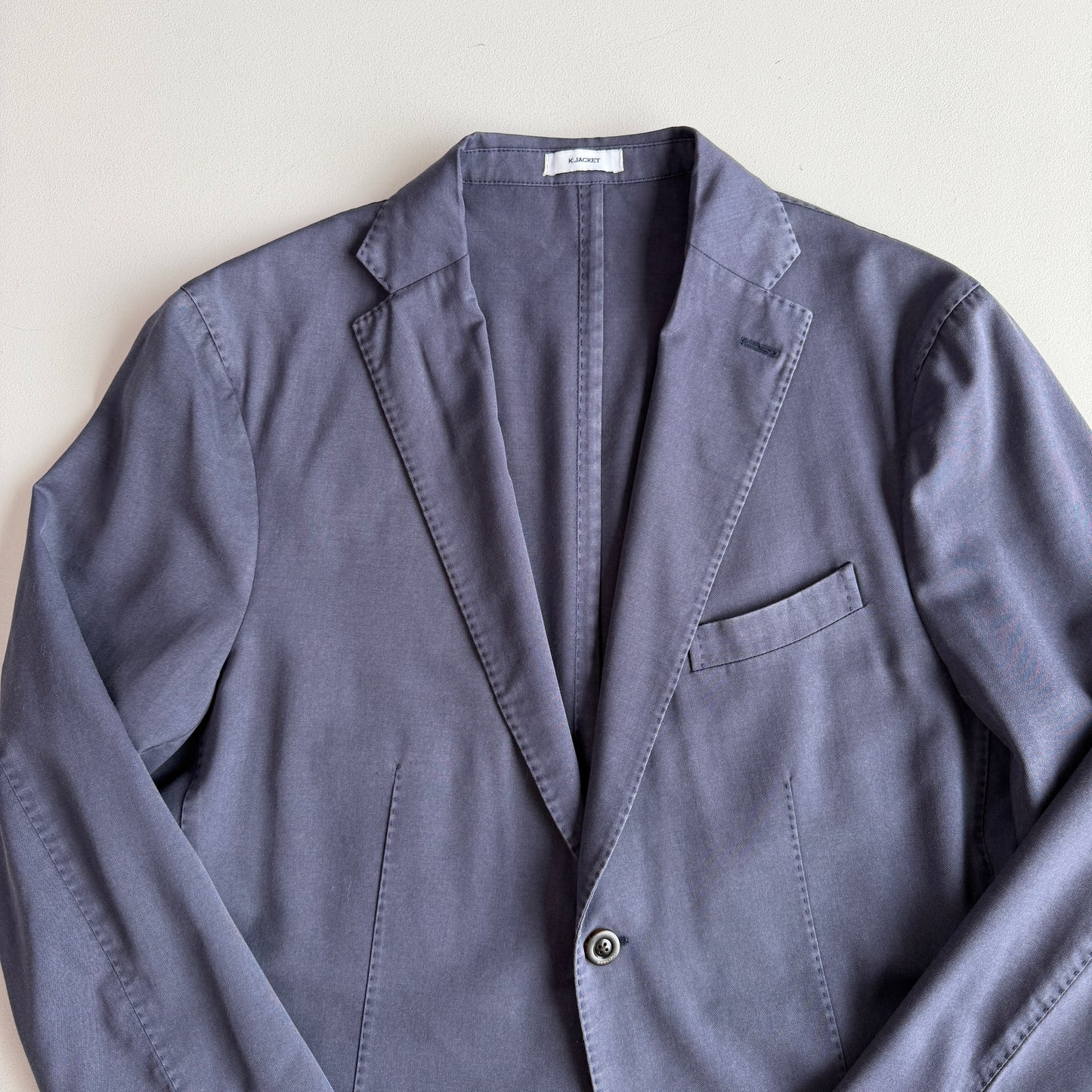 Boglioli (52 IT) Wool Hopsack Unstructured Slate Blue K Jacket