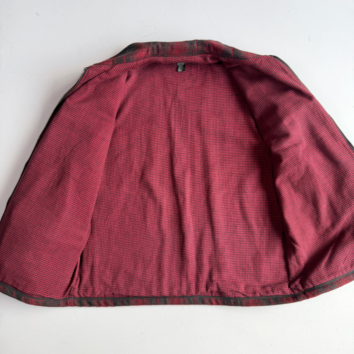 VNTG RRL Ralph Lauren (L) Wool Red/Green Plaid Hunting Field Coat