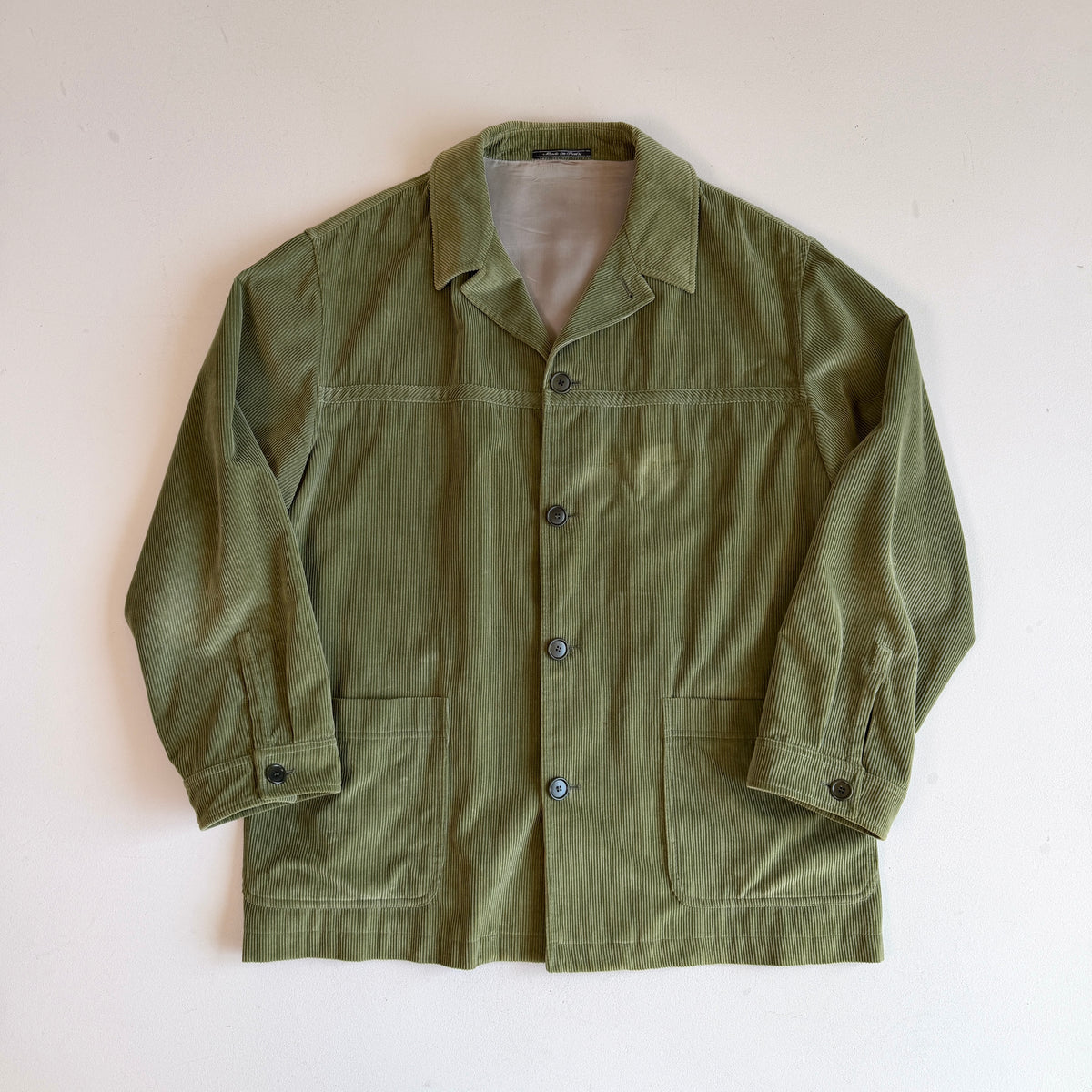 Ermenegildo Zegna (52) Green Cotton/CashmereCorduroy Sport Coat