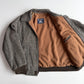 VNTG Burberry (XL) Tweed Melange Wool Raglan Sleeve Bomber Jacket