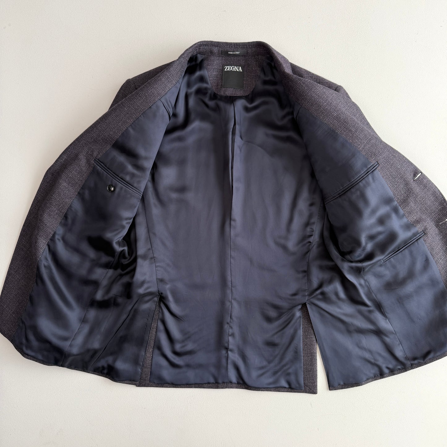 Zegna (48S/C - 38S) Soft-Plum 100% Wool Lightly Structured Sports Coat