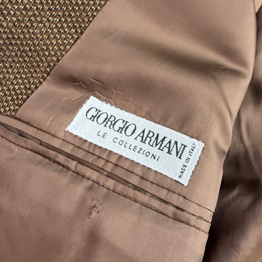 NWT VNTG Giorgio Armani (46R / 56IT) Wool Hopsack Single-Button Sport Coat