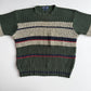 VNTG Polo Ralph Lauren (XL) Cotton/Linen Rib Knit Stripe Sweater