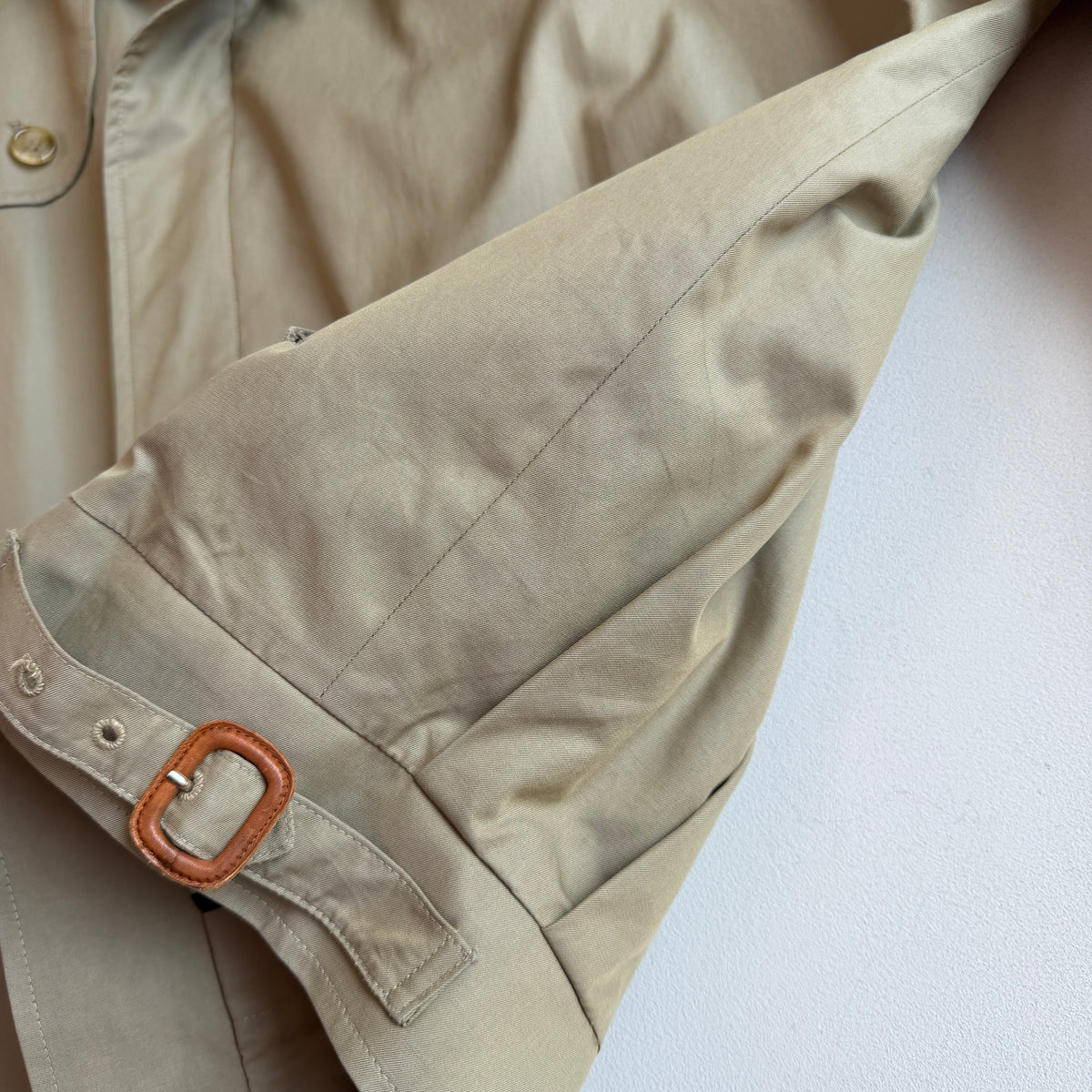VNTG Burberry (54 / XL) Cotton Gabardine Zip Harrington Jacket