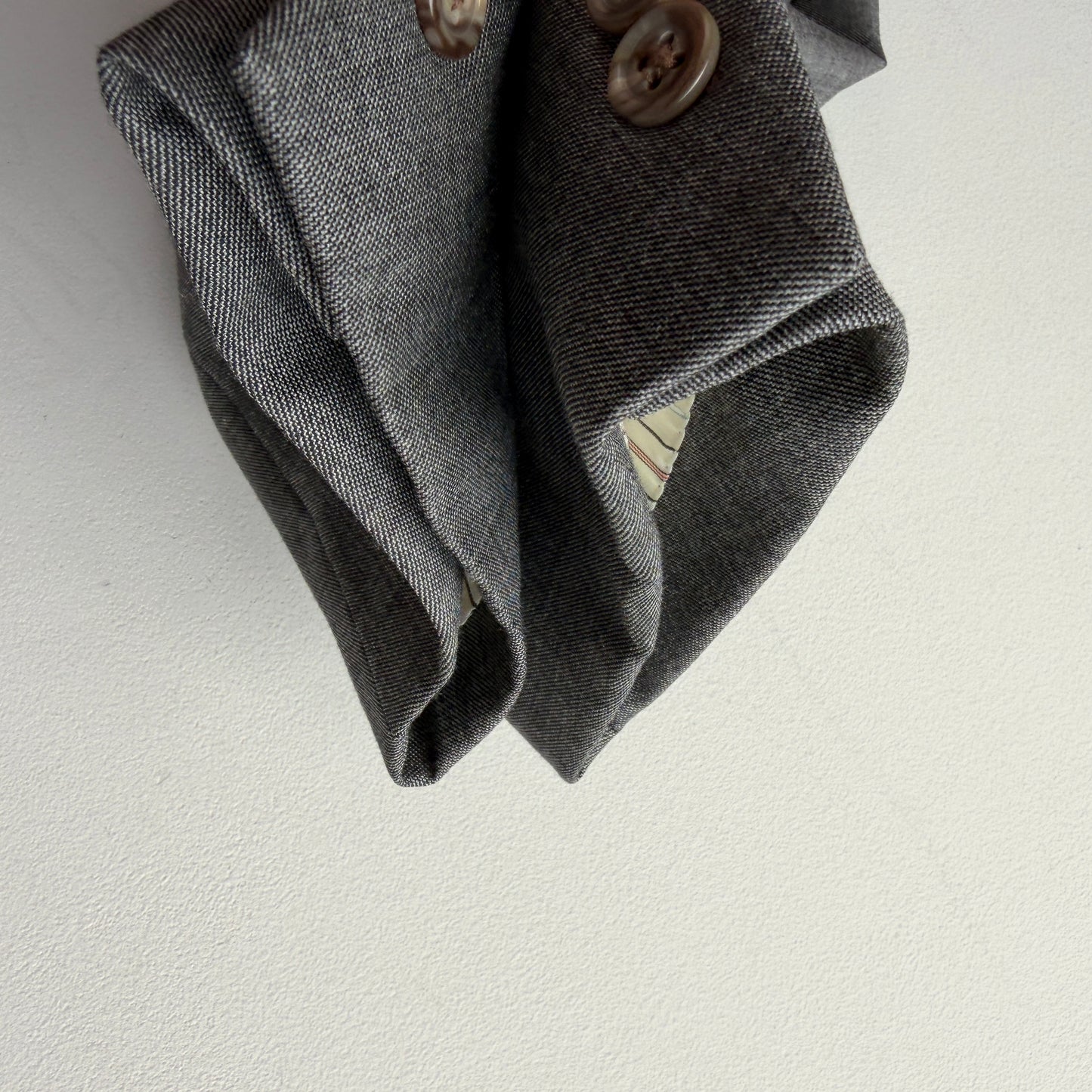 Polo Ralph Lauren (44L, 34x34) 2000s 3-Button Gray Pleated Suit
