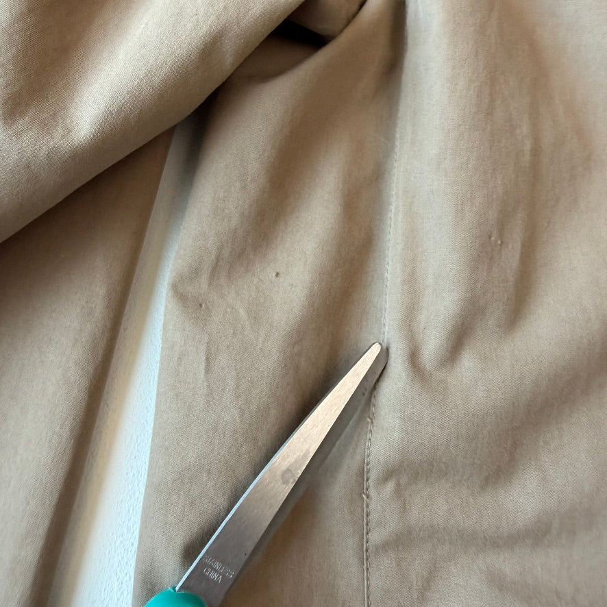 Ralph Lauren Purple Label (L) 100% Cotton Khaki Car Coat