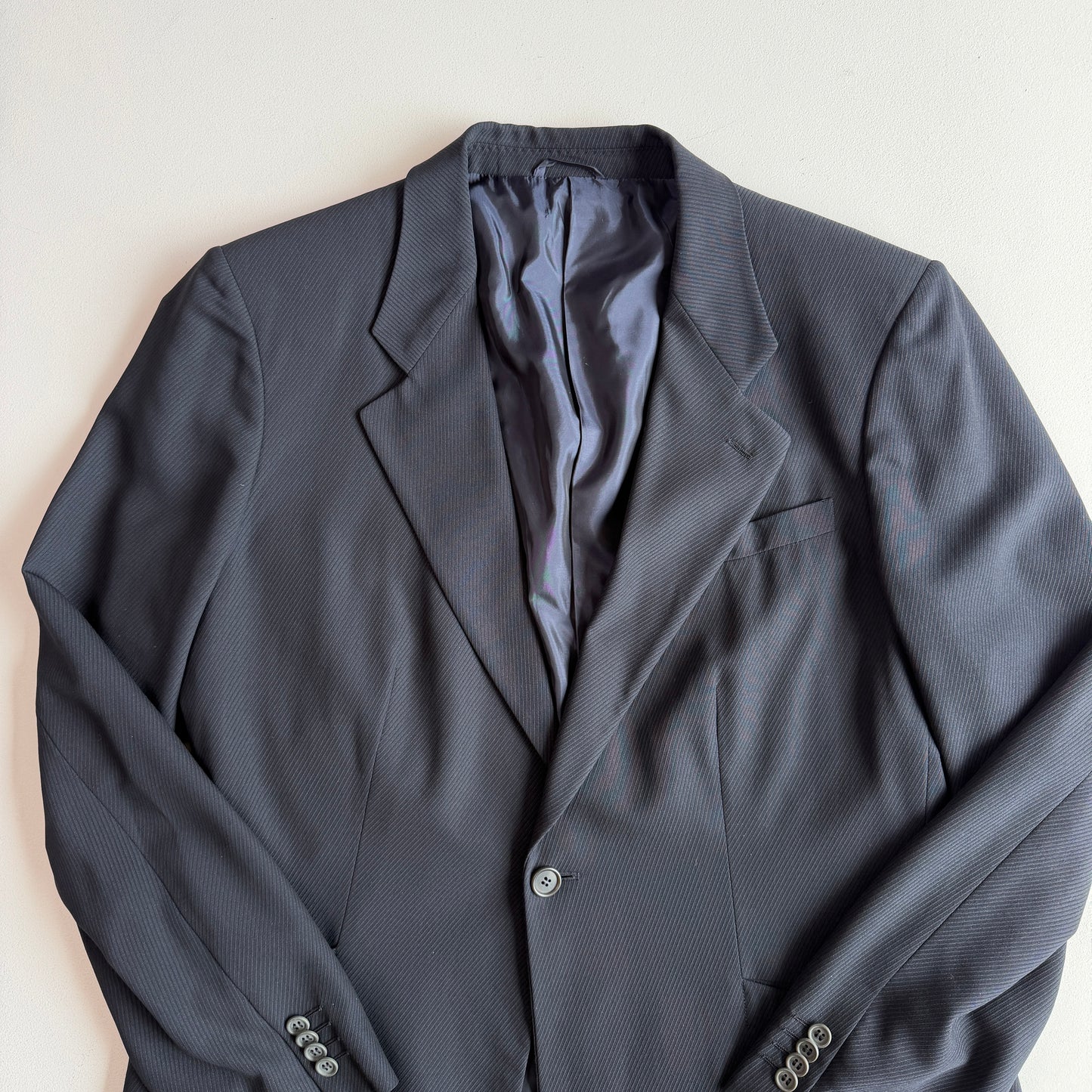 Giorgio Armani (58 / fits like 56L) Single Button Wool/Silk Twill Sport Coat
