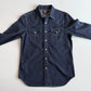 RRL Ralph Lauren (M) Denim Indigo Pearl Snap Western Shirt