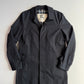Burberry (48IT / M) Black 100% Cotton Gabardine Twill Car Coat