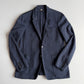 Burberry (52IT) Cotton Blend Lightly Structured Blue Sports Jacket