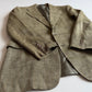 Polo Ralph Lauren (42R) Olive Green 100% Flax Tweed Herringbone Sport Coat