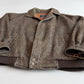 VNTG Burberry (46R) Tweed Wool Raglan Sleeve Brown Jacket