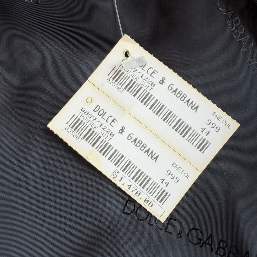 VNTG NWT Dolce & Gabbana (44IT, 36/38US) Double Breast Wool Suit Jacket