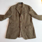 Polo Ralph Lauren (44L) Tweed Wool Olive Red Overcheck Sport Coat