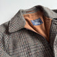 VNTG Burberry (XL) Tweed Melange Wool Raglan Sleeve Bomber Jacket
