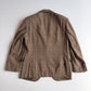 Ralph Lauren Purple Label (40R) Wool Flannel Glen Plaid Brown Sports Coat