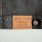 VNTG Polo Ralph Lauren (M) Charcoal Gray Denim Western Trucker Jacket