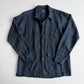 Drake's London (L) Washed Linen Indigo-Dyed Overshirt Jacket