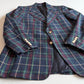 VNTG Polo Ralph Lauren (41L) Wool/Linen Full-Canvas Tartan Plaid Sport Coat
