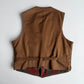 VTNG Polo Ralph Lauren (L) Wool Shadow Plaid 4 Pocket Vest