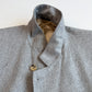 Brunello Cucinelli (50) Sport-Coat Style Brushed Wool Cashmere Zip Peacoat