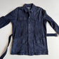 Polo Ralph Lauren (L) Blue Suede Leather Safari Belted Jacket Coat