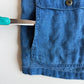 VNTG Polo Ralph Lauren (L) 100% Linen "bleu de travail" Indigo Chore Workwear Coat