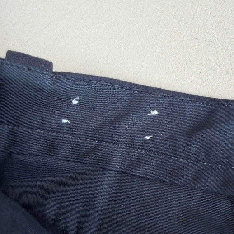 NWOT Polo Ralph Lauren (36x33) Navy Blue Wool/Angora/Cashmere Side Tab Pants