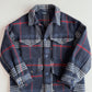 VNTG Polo Ralph Lauren (S) Wool Mackinaw Blue Plaid Coat