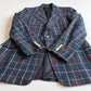 VNTG Polo Ralph Lauren (41L) Wool/Linen Full-Canvas Tartan Plaid Sport Coat