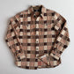 RRL Ralph Lauren (M) Cody Jacquard Cotton Brown/Orange Heritage Work Shirt (Copy)