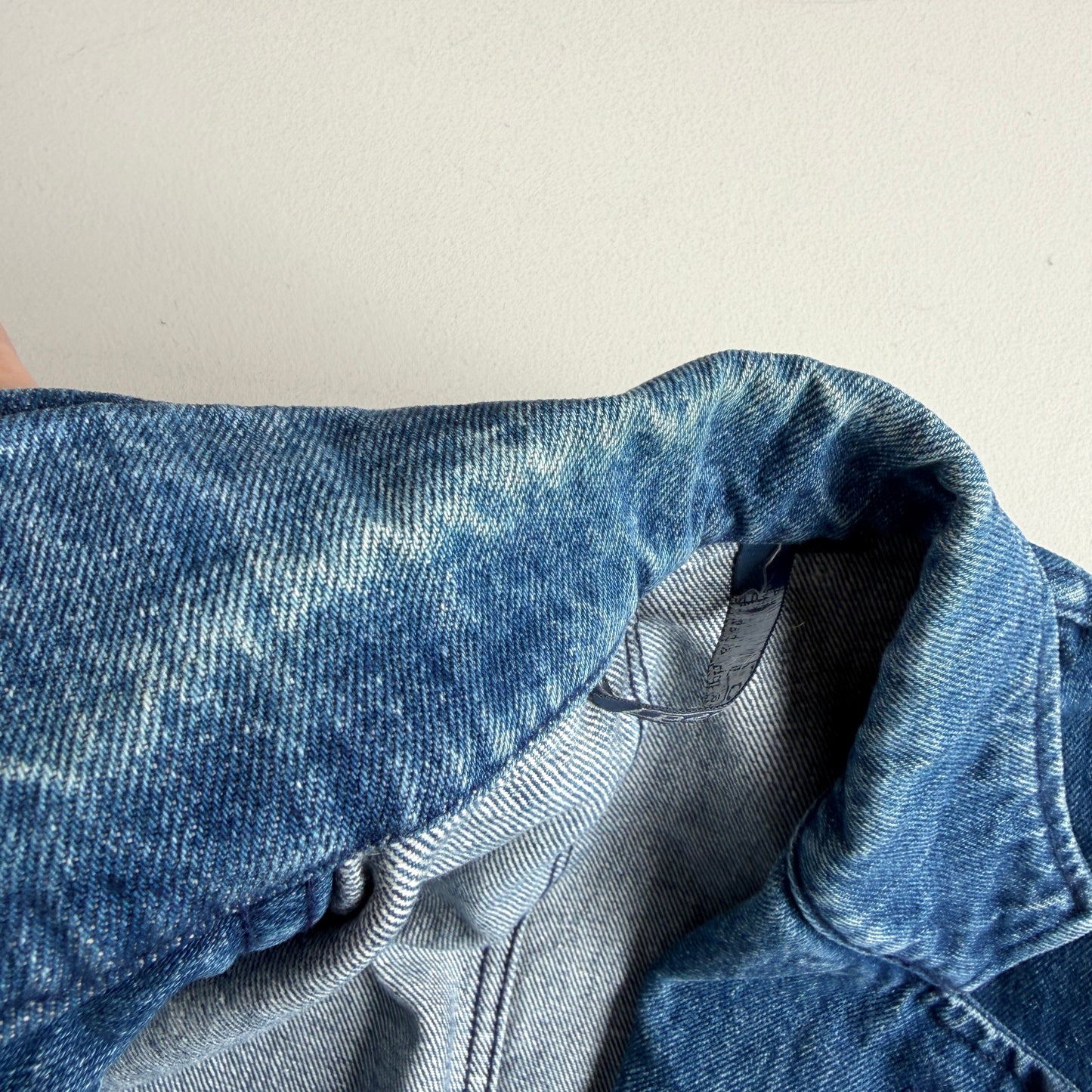 VNTG Polo Ralph Lauren (40) Indigo-Dyed Denim Western Sports Jacket