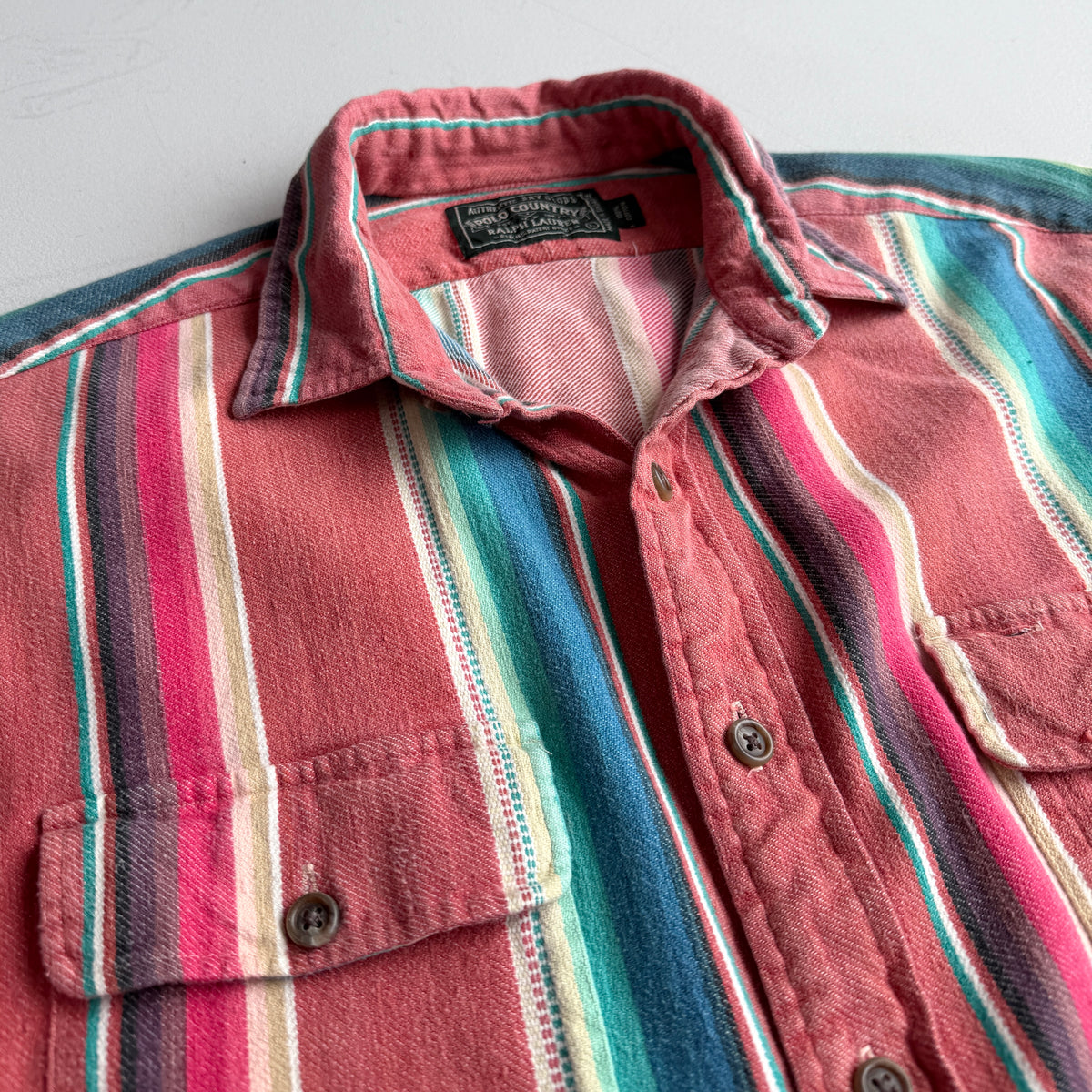 VNTG Ralph Lauren Polo Country (L) Southwest Blanket Cotton Shirt