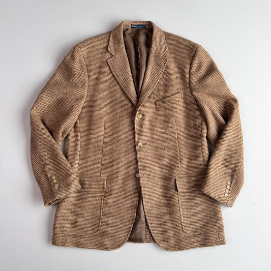 VNTG Polo Ralph Lauren (44L) Barleycorn Tweed Wool Sport Coat