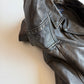 MINT! Polo Ralph Lauren (L) Bronze Leather Horizontal Zip Motorcycle Jacket