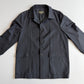 Ermenegildo Zegna (S / 48IT) 100% Wool Herringbone Charcoal Car Coat